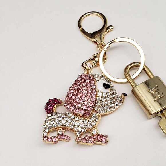 Authentic Louis Vuitton Lock & Key with unbranded Bagcharm, Keycharm, Keychain - Picture 7 of 7